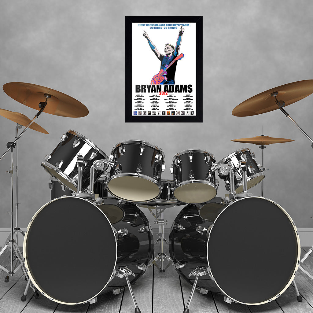 Bryan Adams (2012) - Concert Poster - 13 x 19 inches – PosterAlley