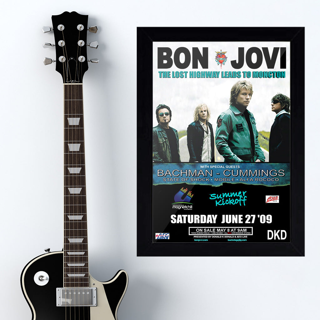 Bon Jovi (2009) - Concert Poster - 13 x 19 inches – PosterAlley