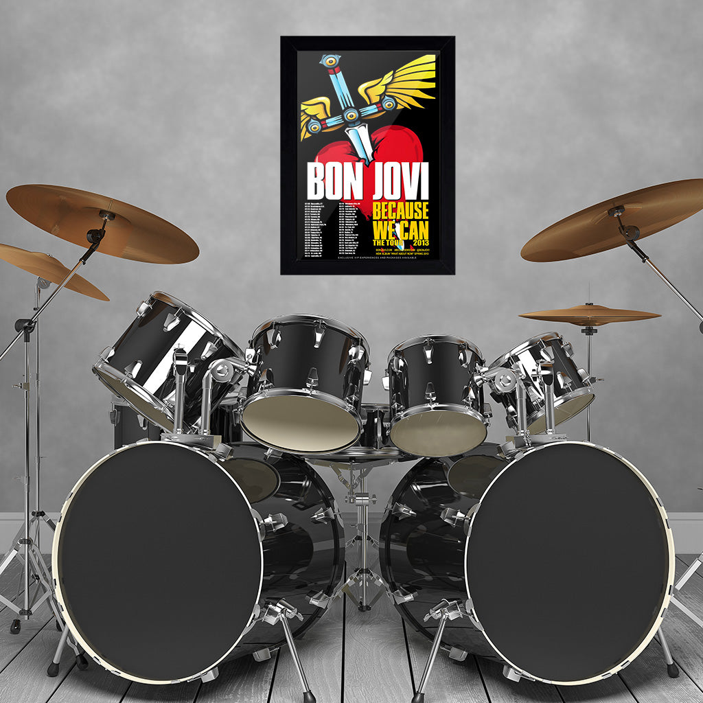 Bon Jovi (2013) - Concert Poster - 13 x 19 inches – PosterAlley