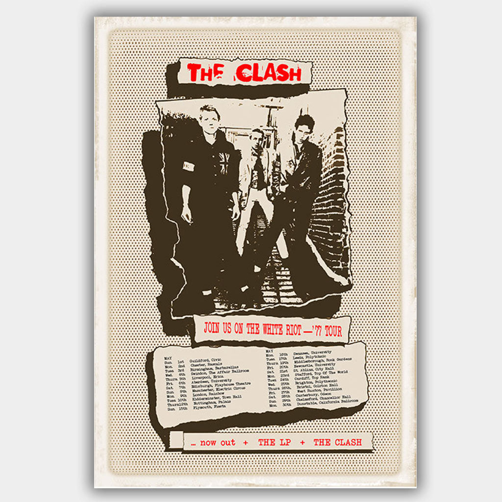 Clash (1977) - Concert Poster - 13 x 19 inches – PosterAlley