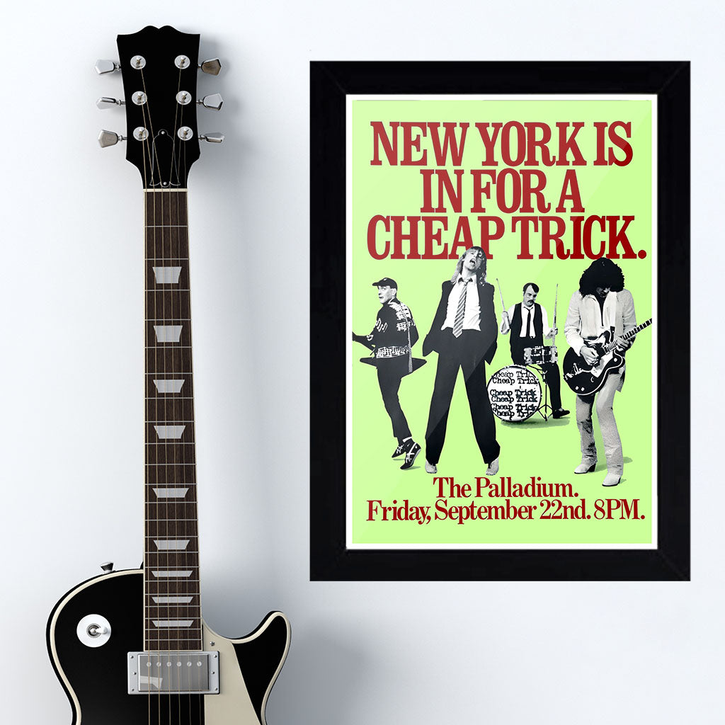Cheap Trick (1978) - Concert Poster - 13 x 19 inches – PosterAlley