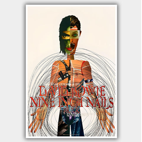 David Bowie with Nine Inch Nails (1995) - Concert Poster - 13 x 19 inches