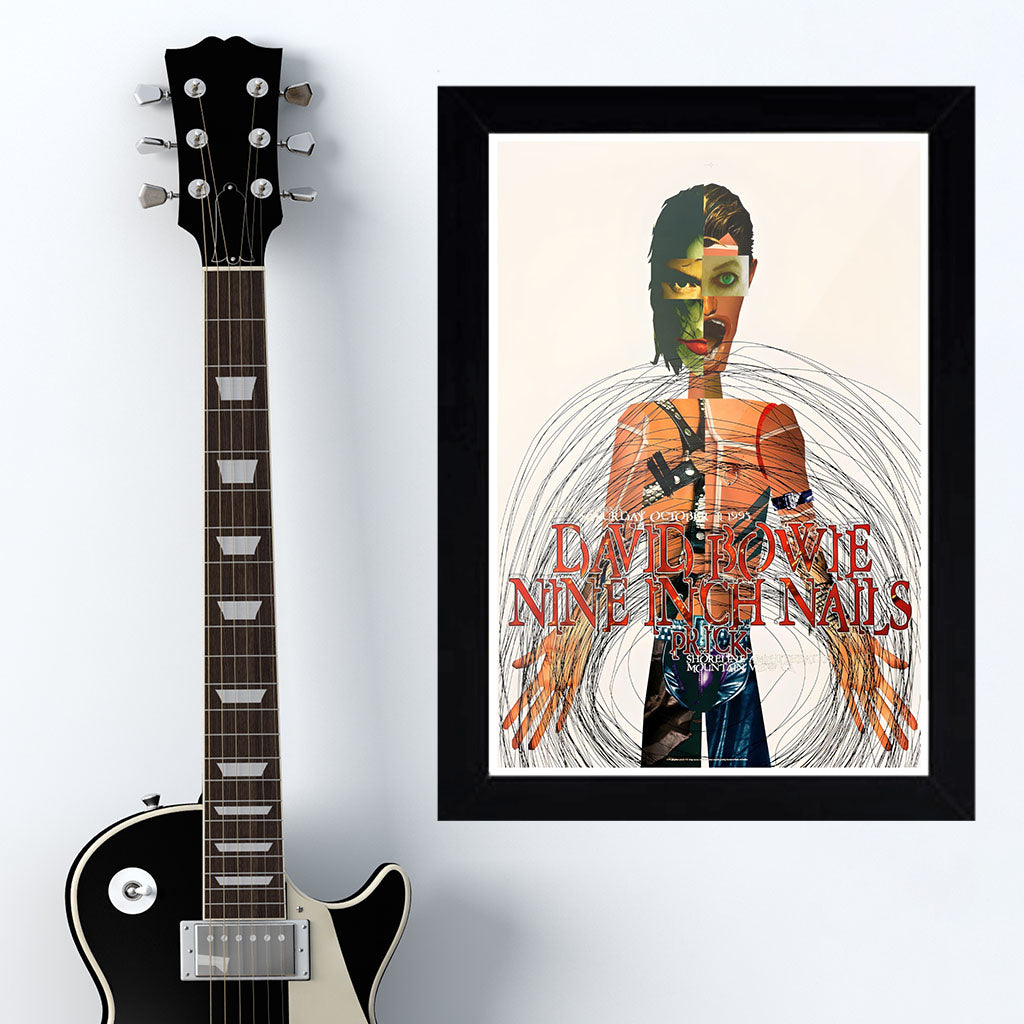 David Bowie with Nine Inch Nails (1995) - Concert Poster David Bowie with Nine Inch Nails (1995) - Concert Poster