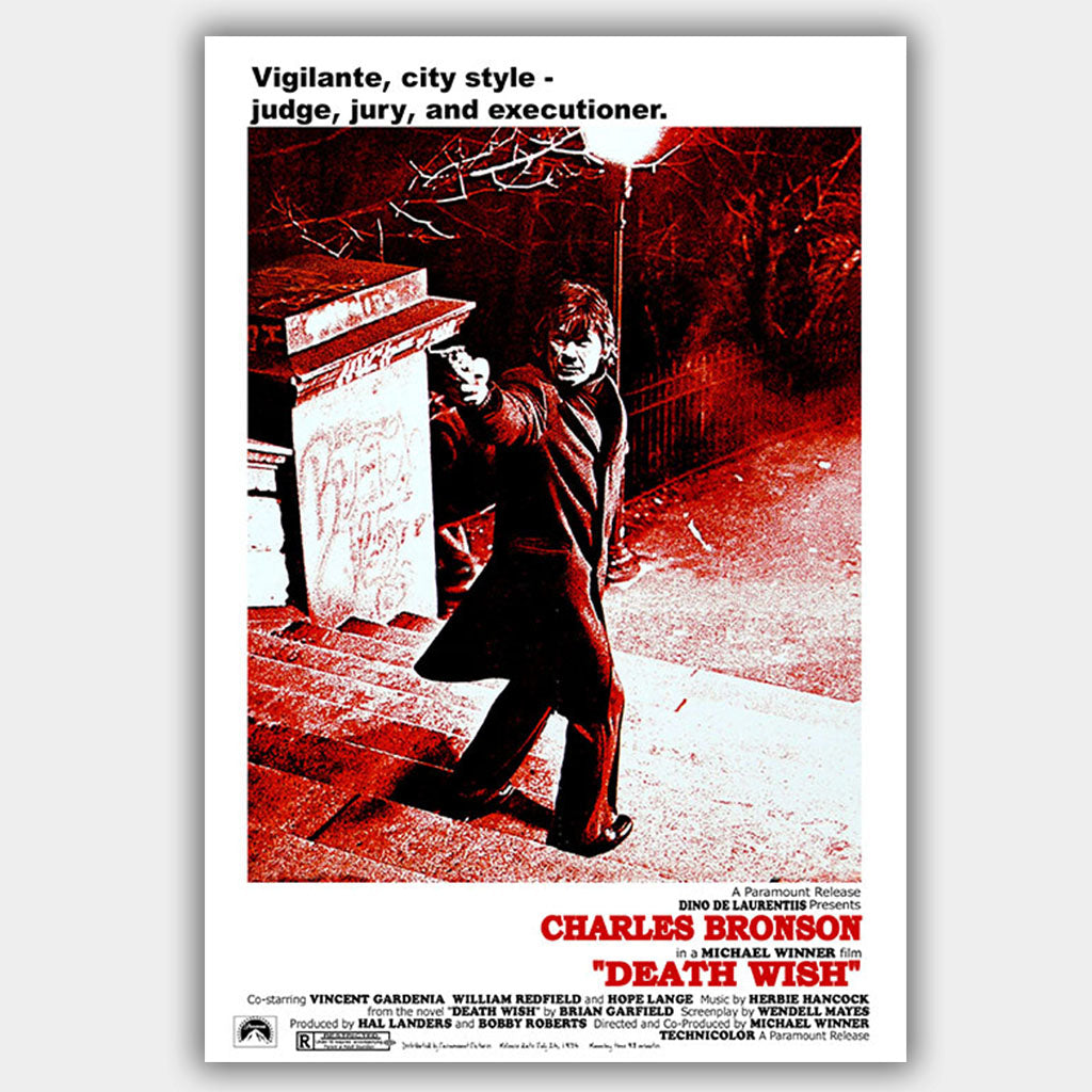 Death Wish (1974) - Movie Poster - 13 x 19 inches – PosterAlley