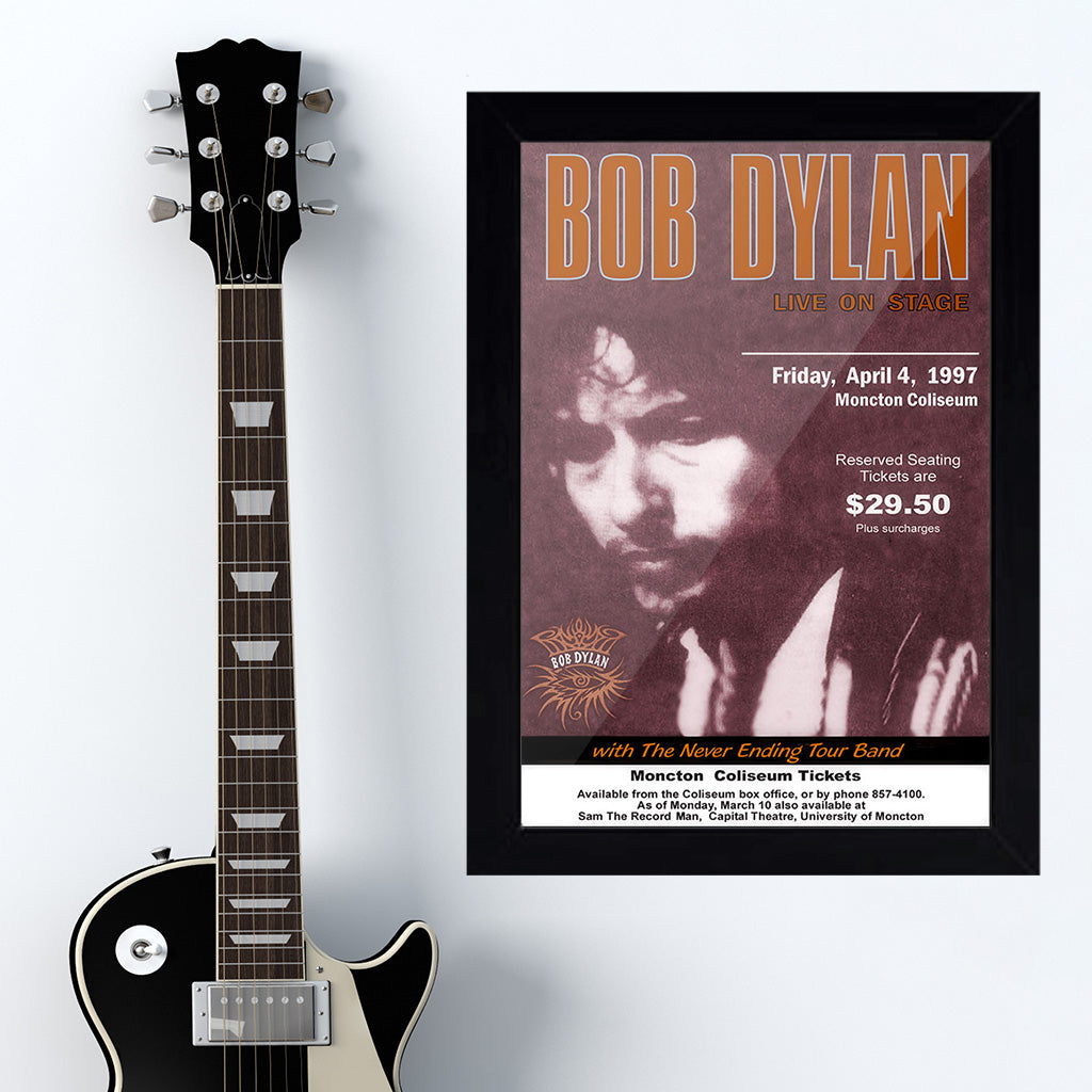 ミュージシャン bob dylan concert poster 1997 taz Bob Dylan (1997) - Concert Poster - 13 x 19 inches – PosterAlley