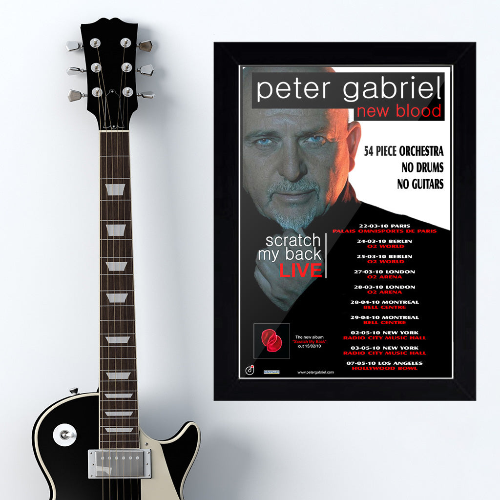 Peter Gabriel (2010) - Concert Poster - 13 x 19 inches – PosterAlley