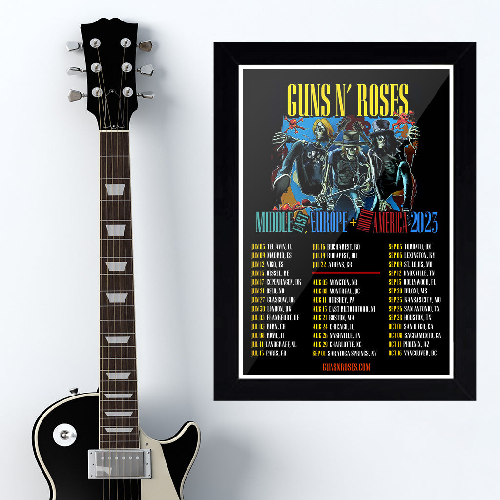 Guns N' Roses (2023) - Concert Poster - 13 x 19 inches – PosterAlley