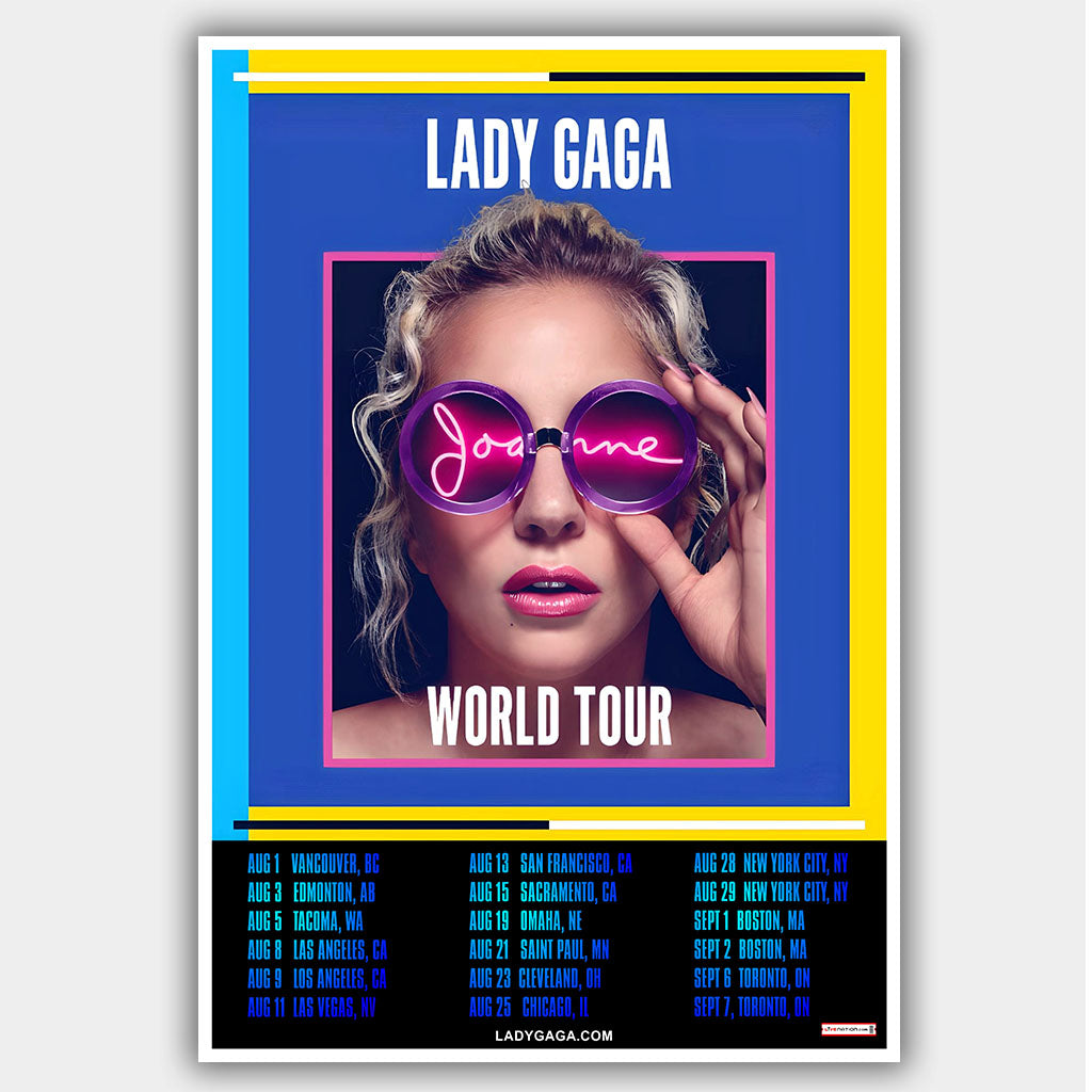 Lady Gaga (2017) - Concert Poster - 13 x 19 inches – PosterAlley