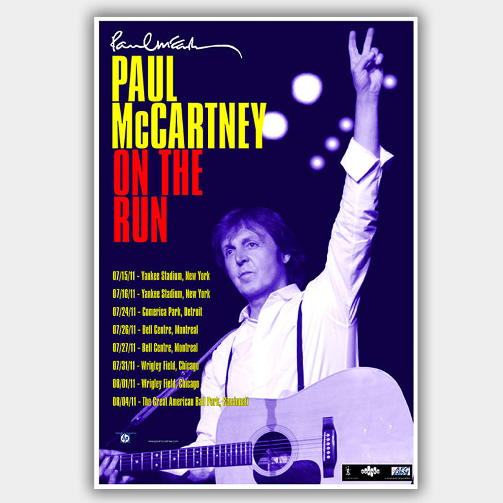 Paul Mccartney (2011) - Concert Poster - 13 x 19 inches – PosterAlley