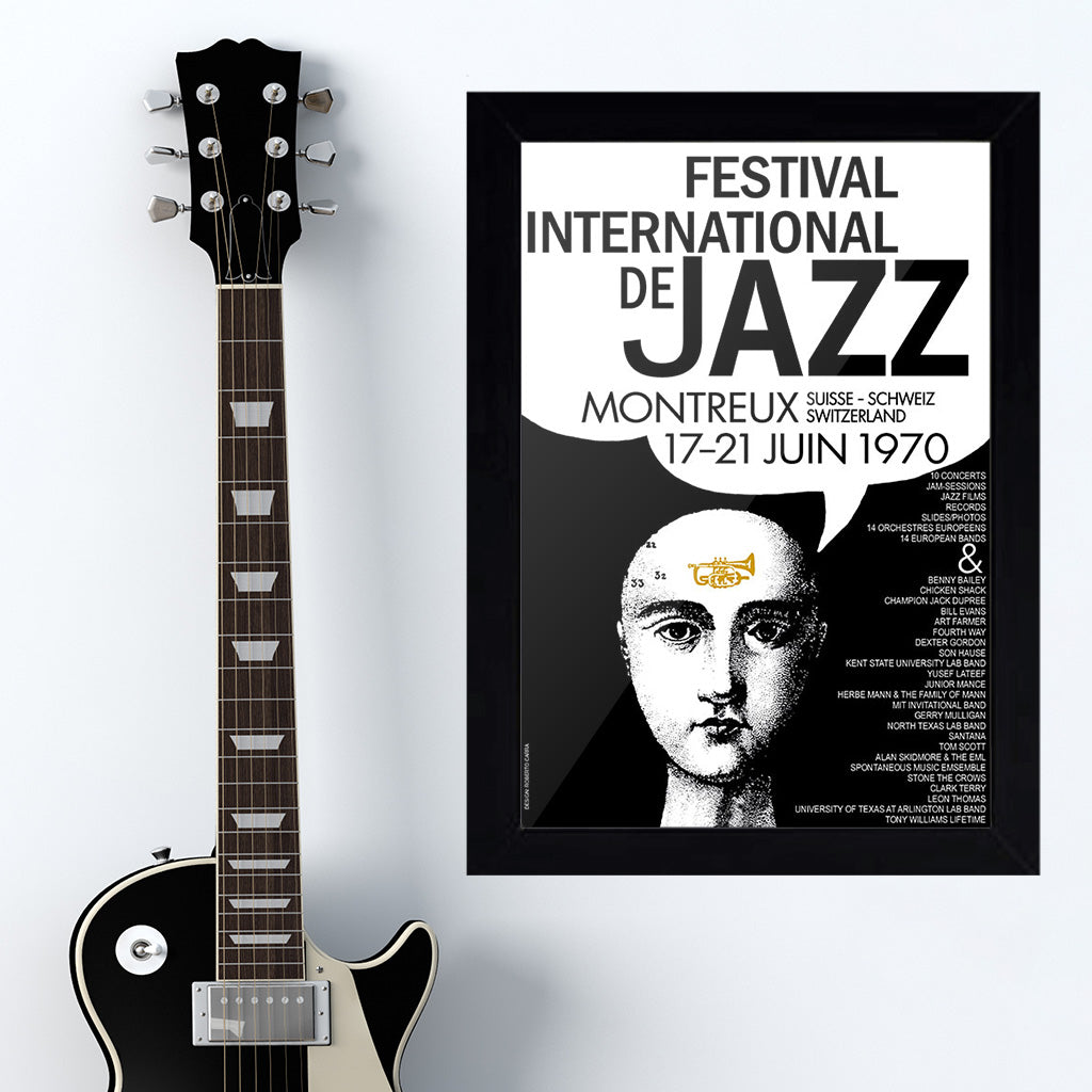 Montreux Jazz Festival (1970) - Concert Poster - 13 x 19 inches