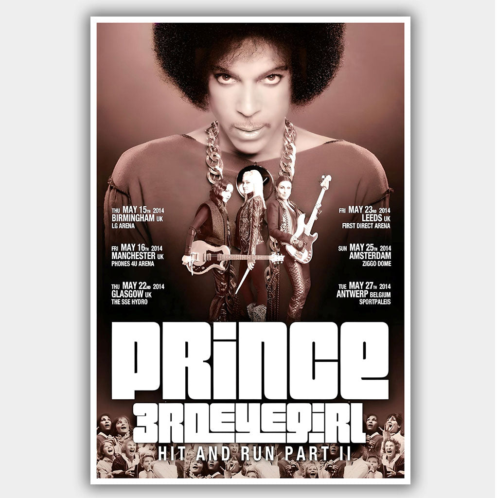Prince (2014) - Concert Poster - 13 x 19 inches – PosterAlley