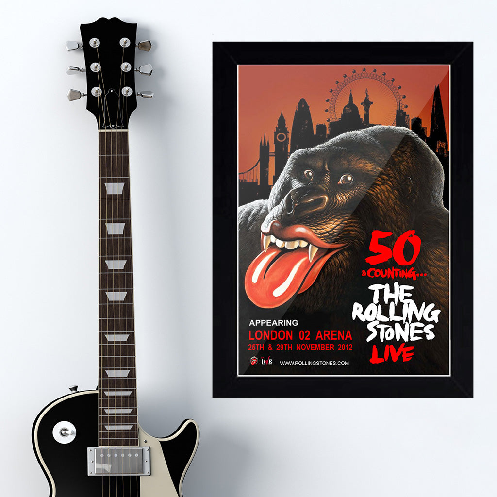 Rolling Stones (2012) - Concert Poster - 13 x 19 inches – PosterAlley