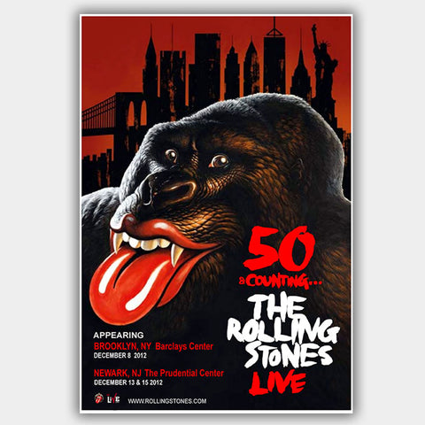 Rolling Stones (2012) - Concert Poster - 13 x 19 inches