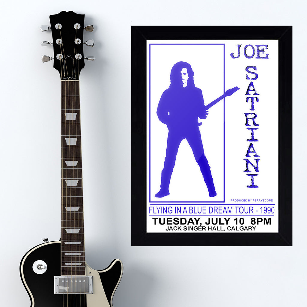 Joe Satriani (1990) - Concert Poster - 13 x 19 inches – PosterAlley