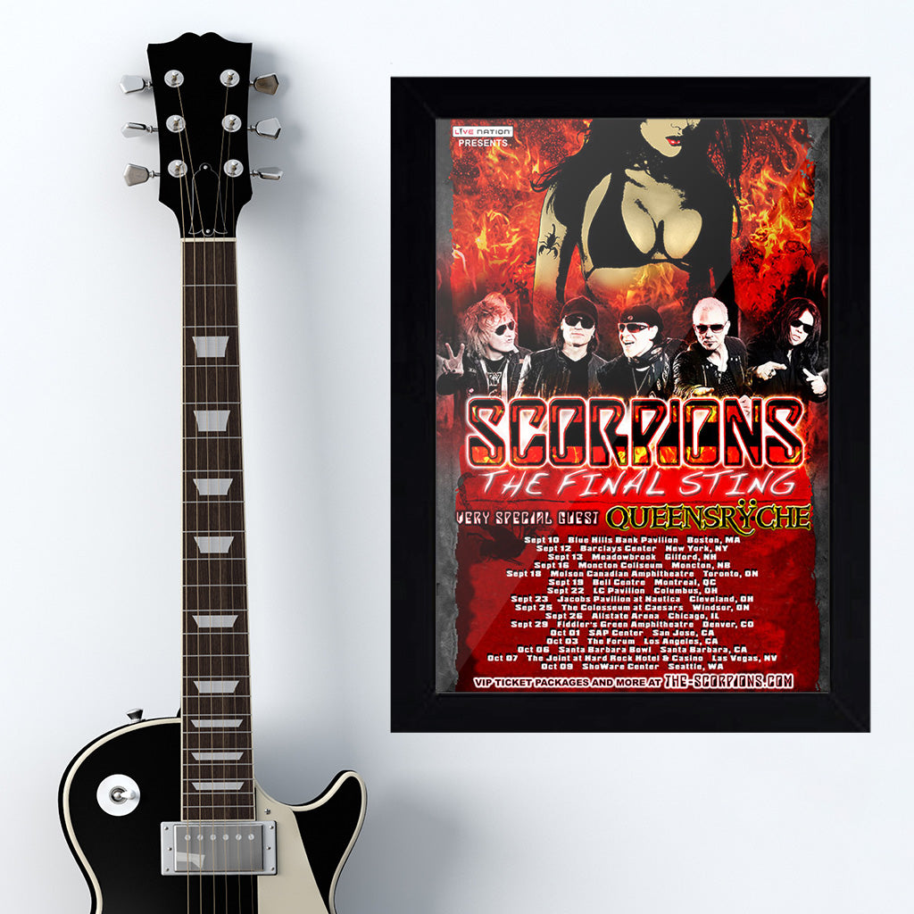Scorpions (2015) - Concert Poster - 13 x 19 inches – PosterAlley