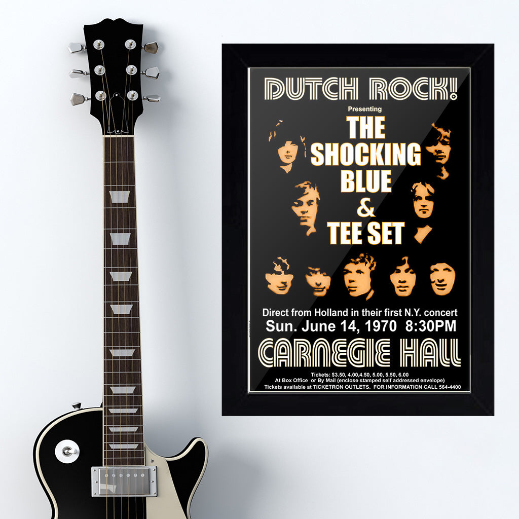 Shocking Blue with The Tee Set (1970) - Concert Poster - 13 x 19