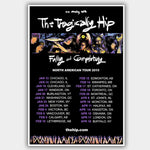 Tragically Hip (2015) - Concert Poster - 13 x 19 inches