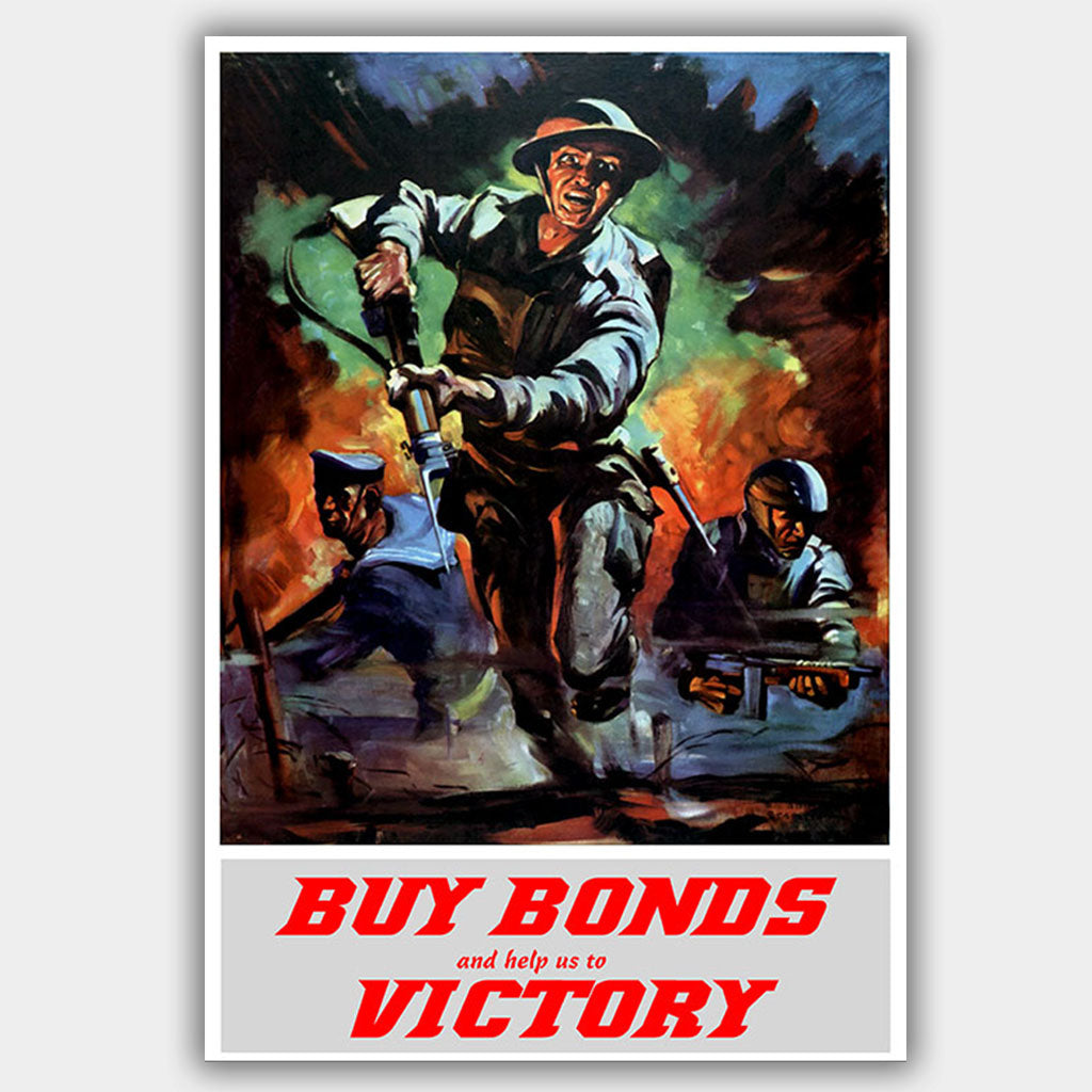 War Poster - Victory Bonds - 