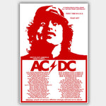 AC/DC (1977) - Concert Poster - 13 x 19 inches