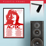 AC/DC (1977) - Concert Poster - 13 x 19 inches
