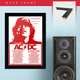 AC/DC (1977) - Concert Poster - 13 x 19 inches
