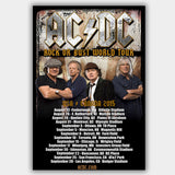 AC/DC (2015) - Concert Poster - 13 x 19 inches