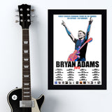Bryan Adams (2012) - Concert Poster - 13 x 19 inches