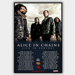 Alice In Chains with Monster Truck (2014) - Concert Poster - 13 x 19 inches