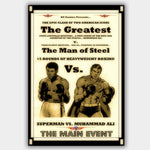 Ali Vs Superman  - Poster - 13 x 19 inches