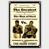 Ali Vs Superman  - Poster - 13 x 19 inches
