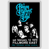 Allman Brothers Band (1970) - Concert Poster - 13 x 19 inches