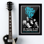 Allman Brothers Band (1970) - Concert Poster - 13 x 19 inches