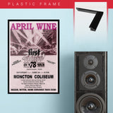 April Wine with Teaze (1978) - Concert Poster - 13 x 19 inches