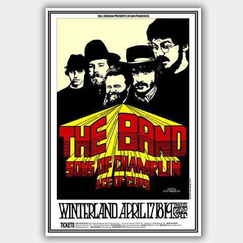 Band (1969) - Concert Poster - 13 x 19 inches