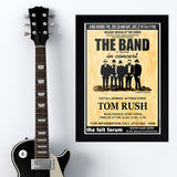Band with Tom Rush (1969) - Concert Poster - 13 x 19 inches