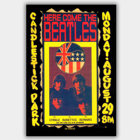 Beatles (1966) - Concert Poster - 13 x 19 inches