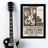 Bee Gees with Spanky & Gang & sinc (1968) - Concert Poster - 13 x 19 inches