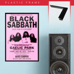 Black Sabbath with Alice Cooper (1971) - Concert Poster - 13 x 19 inches