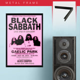 Black Sabbath with Alice Cooper (1971) - Concert Poster - 13 x 19 inches