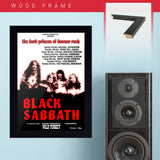 Black Sabbath with Nazareth (1972) - Concert Poster - 13 x 19 inches