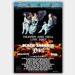 Black Sabbath with Megadeth (2007) - Concert Poster - 13 x 19 inches
