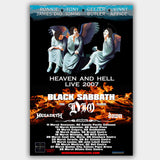 Black Sabbath with Megadeth (2007) - Concert Poster - 13 x 19 inches
