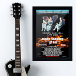 Black Sabbath with Megadeth (2007) - Concert Poster - 13 x 19 inches