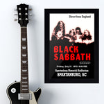 Black Sabbath with Skinny (1972) - Concert Poster - 13 x 19 inches
