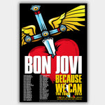 Bon Jovi (2013) - Concert Poster - 13 x 19 inches