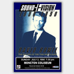 David Bowie with Michael Hodges (1990) - Concert Poster - 13 x 19 inches