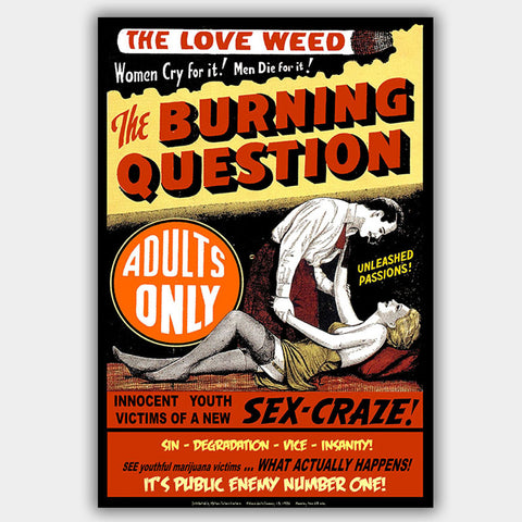Burning Question (1943) - Movie Poster - 13 x 19 inches