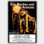 Eric Burden with The Myddle Class (1969) - Concert Poster - 13 x 19 inches