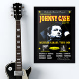 Johnny Cash with Hank Williams Jr (1964) - Concert Poster - 13 x 19 inches