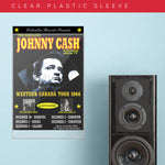 Johnny Cash with Hank Williams Jr (1964) - Concert Poster - 13 x 19 inches